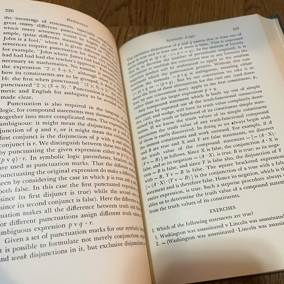 Vintage  1955 Introduction to Logic Hardcover Book by Copi, Irving M. - Picture 10 of 12